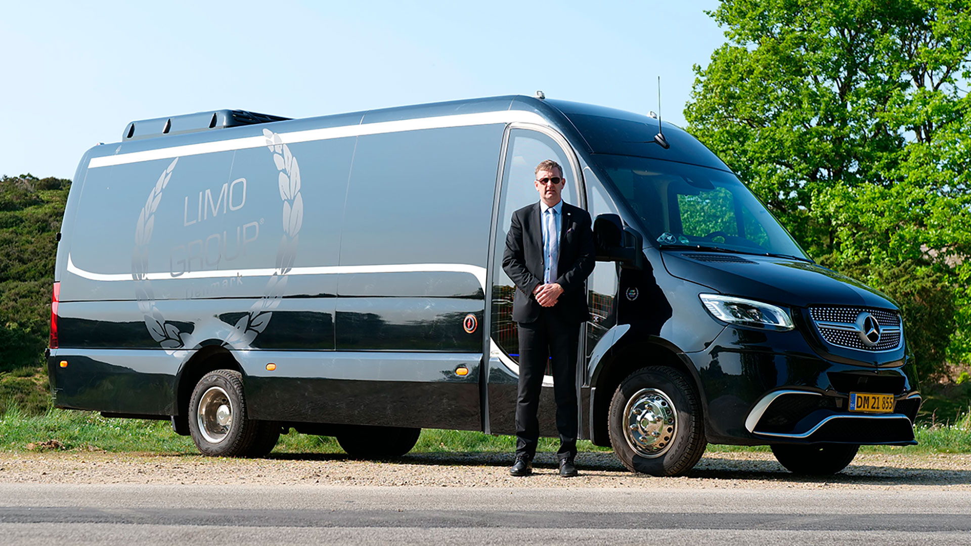 Mercedes VIP minibus med chauffør
